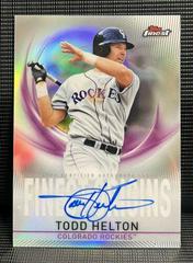 Todd Helton #TH Baseball Cards 2019 Topps Finest Origins Autograph Prices
