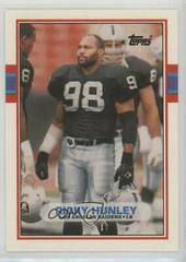 Ricky Hunley #124T Football Cards 1989 Topps Traded Prices