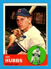 Ken Hubbs #15 Baseball Cards 1963 Topps Prices