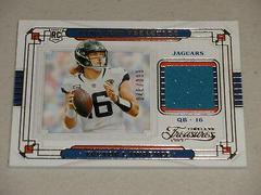Trevor Lawrence #TT-TLR Football Cards 2021 Panini Chronicles Timeless Treasures Jersey Prices