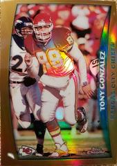 Tony Gonzalez [Refractor] #70 Football Cards 1998 Topps Chrome Prices