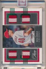 Nick Lodolo [Emerald] Baseball Cards 2022 Panini Three and Two Rookie Quad Jerseys Prices