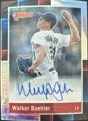 Walker Buehler [Pandora] #R88S-WB Baseball Cards 2022 Panini Donruss Optic Retro 1988 Signatures Prices
