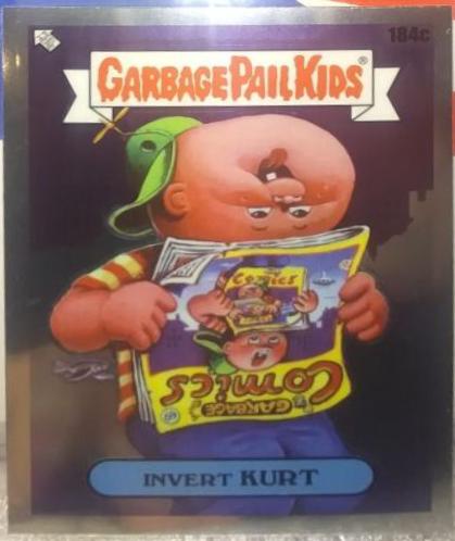 Invert KURT #184c 2022 Garbage Pail Kids Chrome