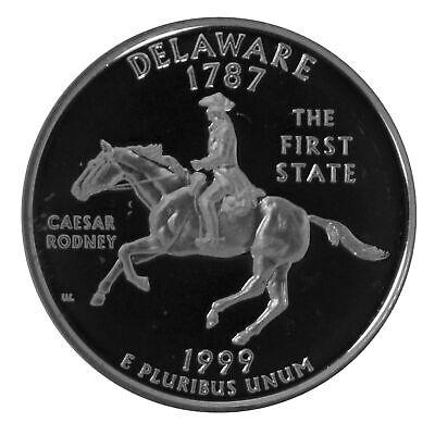 1999 S [CLAD DELAWARE PROOF] Coins State Quarter