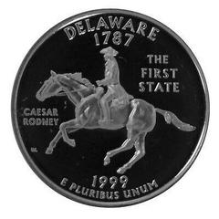 1999 S [CLAD DELAWARE PROOF] Coins State Quarter Prices