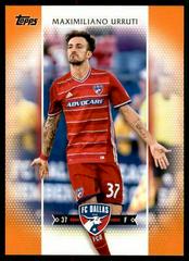 Maximiliano Urruti [Orange] Soccer Cards 2017 Topps MLS Prices