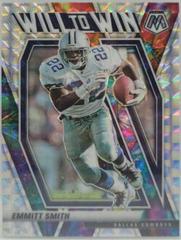 Emmitt Smith #WW-18 Football Cards 2021 Panini Mosaic Will to Win Prices