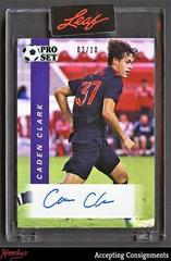 Caden Clark [Purple] Soccer Cards 2022 Pro Set Autographs Prices
