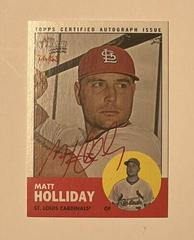 Matt Holliday [Red Ink] Baseball Cards 2012 Topps Heritage Real One Autographs Prices