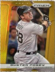 Buster Posey [Gold Prizm] #166 Baseball Cards 2013 Panini Prizm Prices