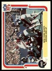 New York Giants [Wrong Side Up] Football Cards 1980 Fleer Team Action Prices