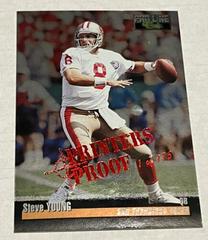 Steve Young [Printer's Proofs] #197 Football Cards 1995 Pro Line Prices