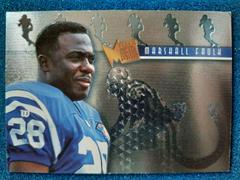 Marshall Faulk #3 Football Cards 1995 Fleer Metal Platinum Portraits Prices