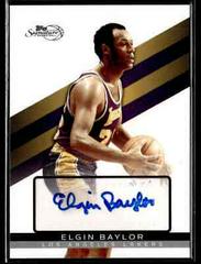 Elgin Baylor Basketball Cards 2008 Topps Signature Autographs Prices