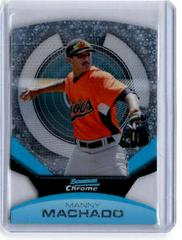 Manny Machado [Die Cut] #2 Baseball Cards 2011 Bowman Chrome Future Prices
