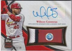 Willson Contreras #FSAP-WC Baseball Cards 2023 Topps Update First Stitch Autographs Patch Prices