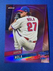 Aaron Nola [Purple Refractor] #6 Baseball Cards 2019 Topps Finest Prices