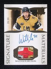 William Karlsson #SP-WK Hockey Cards 2021 Upper Deck The Cup Signature Materials Auto Patch Prices