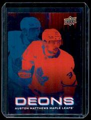 Auston Matthews #D-1 Hockey Cards 2023 Upper Deck Deons Prices