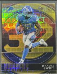 D'Andre Swift [Gold] #SN-17 Football Cards 2021 Panini Select Numbers Prices