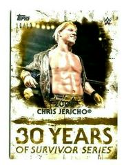 Chris Jericho [Gold] #SS-12 Wrestling Cards 2018 Topps WWE Undisputed 30 Years of Survivor Series Prices