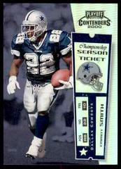 Emmitt Smith [Championship Ticket] #23 Football Cards 2000 Playoff Contenders Prices