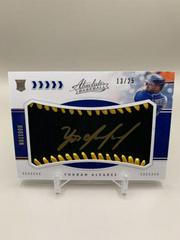 Yordan Alvarez [Material Signature Black Gold] #152 Baseball Cards 2020 Panini Absolute Prices