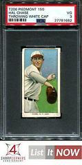 Hal Chase [Throwing] #NNO Baseball Cards 1909 T206 Piedmont 150 Prices