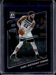 Karl Anthony Towns [Purple Stars] Basketball Cards 2021 Panini Donruss Optic Prices