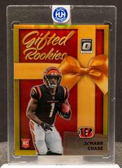 Ja'Marr Chase [Gold] #GR-7 Football Cards 2021 Panini Donruss Optic Gifted Rookies Prices
