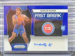 Marcus Sasser [Blue] #4 Basketball Cards 2023 Panini Prizm Fast Break Rookie Autograph Prices