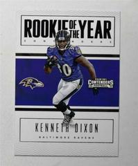 Kenneth Dixon #4 Football Cards 2016 Panini Contenders Rookie of the Year Prices