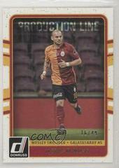Wesley Sneijder [Canvas] #32 Soccer Cards 2016 Panini Donruss Production Line Prices