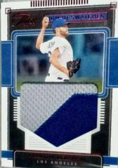 Clayton Kershaw [Red] Baseball Cards 2022 Panini Three and Two Jumbo Swatches Prices