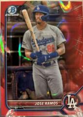 Jose Ramos [Red] Baseball Cards 2022 Bowman Draft Chrome Prices