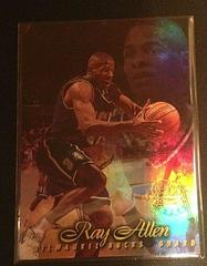 Ray Allen [Row 1] Basketball Cards 1996 Flair Showcase Prices