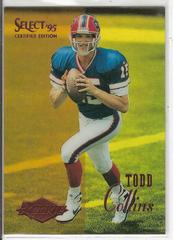 Todd Collins [Mirror Gold] #105 Football Cards 1995 Panini Select Certified Prices