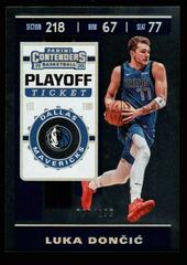 Luka Doncic [Playoff Ticket] Basketball Cards 2019 Panini Contenders Prices