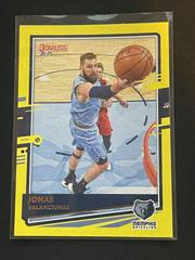 Jonas Valanciunas [Yellow Flood] #1 Basketball Cards 2020 Donruss Prices