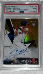 Rafael Devers [Gold Refractor] #RD Baseball Cards 2018 Topps Finest Autographs Prices
