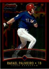 Rafael Palmeiro #28 Baseball Cards 2001 Bowman Chrome Prices