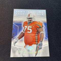 Vince Wilfork [Exclusive Rainbow Silver] #230 Football Cards 2004 Upper Deck Foundations Prices
