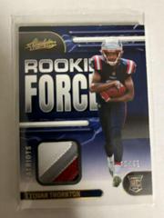 Tyquan Thornton [Gold] #RF-19 Football Cards 2022 Panini Absolute Rookie Force Prices