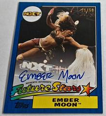 Ember Moon [Blue] Wrestling Cards 2017 Topps WWE Heritage Autographs Prices