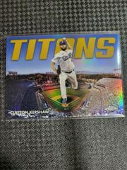 Clayton Kershaw [Gold] #CT-1 Baseball Cards 2023 Topps Chrome Titans Prices