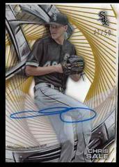 Chris Sale [Gold Rainbow Diffractor] #HT-CSA Baseball Cards 2016 Topps High Tek Autograph Prices