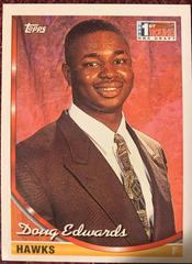 Doug Edwards #13 Basketball Cards 1993 Topps Prices