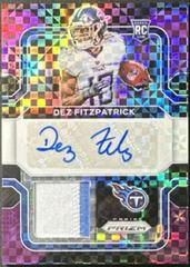 Dez Fitzpatrick [Purple Power] #RPA-DF Football Cards 2021 Panini Prizm Rookie Patch Autographs Prices