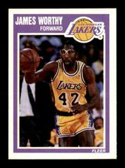James Worthy #80 Basketball Cards 1989 Fleer Prices